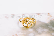 10 PCS-R101 Sacred tree of life ring,plant ring -