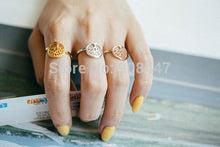 10 PCS-R101 Sacred tree of life ring,plant ring -