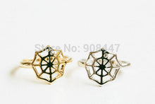 10 PCS-R134 Simple spider web knuckle ring,pinky cobweb ring,midi web ring -