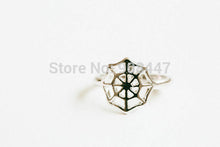 10 PCS-R134 Simple spider web knuckle ring,pinky cobweb ring,midi web ring -