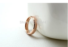 10 PCS-R146 Matte Dazzling simple spot pock circle Ring Titanium Plating Shine,grain round ring -