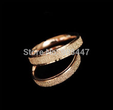 10 PCS-R146 Matte Dazzling simple spot pock circle Ring Titanium Plating Shine,grain round ring -