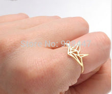 10 PCS-R252 Origami Crane ring,bird ring,animal ring -