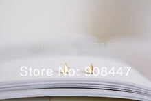 10 PCS-S006 jewelry 18K bling gold solid triagle cartilage earrings