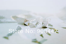 10 PCS-S009 Earrings Jewelry Platinum Plated Triangle Cone Stud Earrings