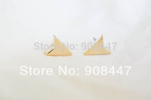 10 PCS-S010 Cute Earrings jewelry 18k gold plated bling arrow earrings