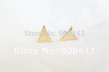 10 PCS-S010 Cute Earrings jewelry 18k gold plated bling arrow earrings