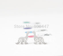 10 PCS-S015 jewelry Gold Silver Pink-gold Dinosaur Stud Earrings