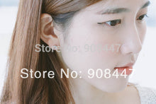 10 PCS-S020 Cute Earrings Jewelry 18k Gold Teens Moon and Star stud Earrings Silver