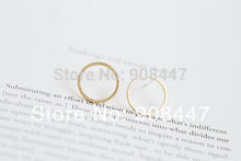 10 PCS-S022 Unique jewelry Gold Silver Pink Gold Open Circle studs Earrings