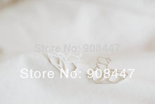 10 PCS-S023 jewelry Gold Silver Origami Squirrel Stud Earrings