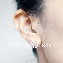 10 PCS-S023 jewelry Gold Silver Origami Squirrel Stud Earrings