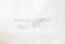 10 PCS-S027 jewelry 18K gold 3star teens stud earrings