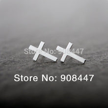 10 PCS-S030 jewelry gold and Silver Cross stud Earrings