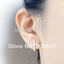 10 PCS-S030 jewelry gold and Silver Cross stud Earrings