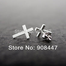 10 PCS-S030 jewelry gold and Silver Cross stud Earrings