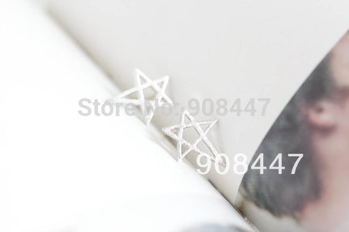 10 PCS-S033 jewelry 18k Gold Silver Cute Funky Star Earrings Rose gold