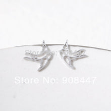 10 PCS-S036 jewelry Gold Silver Swallow Stud Earrings Bird Earrings