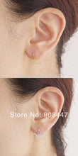 10 PCS-S037 Earrings jewelry Gold Silver Cute Origami Crane Stud Earrings