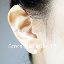 10 PCS-S040 jewelry Gold Silver Coffee Cup and Bean Stud Earrings