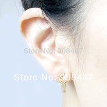 10 PCS-S041 Earrings jewelry Gold Silver Loving Giraffes stud Earrings