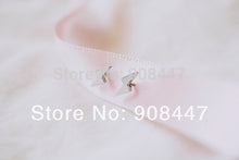 10 PCS-S050 jewelry platinum plated thunderbolt stud earrings