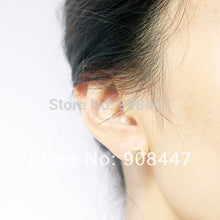 10 PCS-S054 jewelry Gold Silver Origami Plane Stud Earrings
