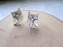 10 PCS-S068 jewelry Owl Stud Earrings Silver Bird Jewelry Birthday gift
