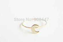 10 PCS Simple flat crescent moon knuckle ring knuckle half moon ring - R133