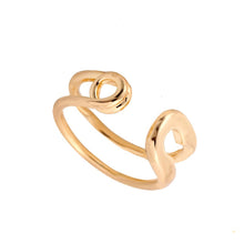 10 PCSlot Big Safety Pin Ring Stretch Rings Simple and Cool Style