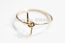 10 PCSlot One Tie Wedding Ring Korea Lovely Gold Ring Jewelry Finger Ring