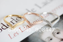 10 PCSlot Wire Chevron Knuckle Rings V Shape Midi Ring