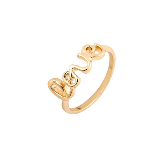 10 PCSlot- Exquisite Alloy Love Letters Rings, ring friendship ring cute rings