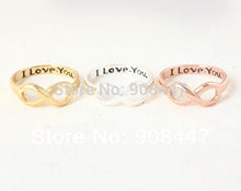10 PCSlot- Best Sell Product I Love You Infinity Ring ,Midi rings,different colors available