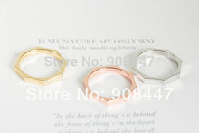 10 PCSlot- Alloy Octagon Ring stackable rings rings unique rings