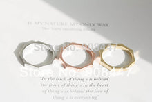 10 PCSlot- Alloy Octagon Ring stackable rings rings unique rings