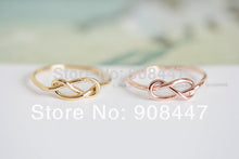 10 PCSlot- Heart Knot Ring Everyday Jewelry infinity ring Adjustable Ring,kmidi ring
