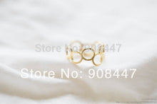 10 PCSlot- Gold Silver Rolling Round Adjustable Ring Mother Day Gifts Couple Rings