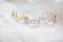 10 PCSlot- Rolling Heart Ring Mother Day Gifts Adjustable Stretch Rings