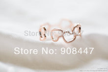 10 PCSlot- Rolling Heart Ring Mother Day Gifts Adjustable Stretch Rings