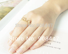 10 PCSlot- jewelry punk glasses design finger rings ladie's mixed color