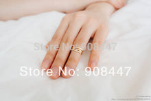 10 PCSlot- costume jewelry,Gold plated wave rings ,European slim wave knucle rings