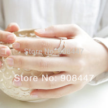 10 PCSlot- Luxury Rose Gold Plated Small Snake Rings Girls Gifts Trendy Vintage MS