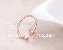 10 PCSlot- Arrow Stud Ring - Rose Gold Rose Gold Plated, Everyday Jewelry, Simple, Chic, Adjustable Ring