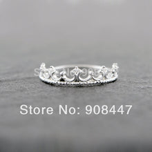 10 PCSlot- Designer Elegant Rhinestone Tiara Crown Ring Jewelry