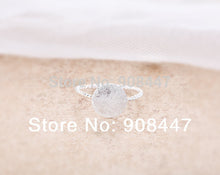 10 PCSlot- Hammered Ring With Twisted Ringband - Silver Round rings,midi rings