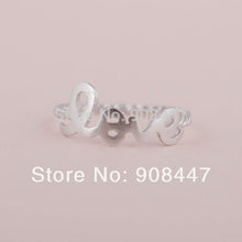10 PCSlot- jewelry Accessories Love Letter Ring Finger Ring Mix Color .