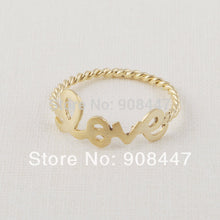 10 PCSlot- jewelry Accessories Love Letter Ring Finger Ring Mix Color .