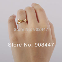 10 PCSlot- jewelry Accessories Love Letter Ring Finger Ring Mix Color .
