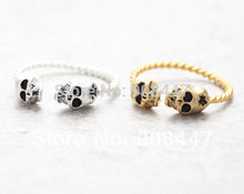 10 PCSlot- Sideways Heart Ring Gold Silver Modern Engaget Jewelry Rings Gifts